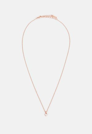 NEENO NANO HEART PENDANT - Collana - rose gold-coloured/clear