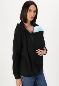 ONLY MATERNITY OLMALLIE HOOD - Jakna od flisa - black