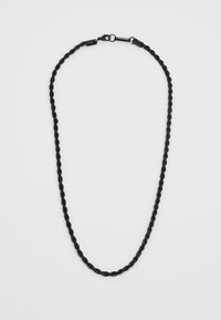 TWISTED ROPE CHAIN UNISEX - Necklace - gunmetal