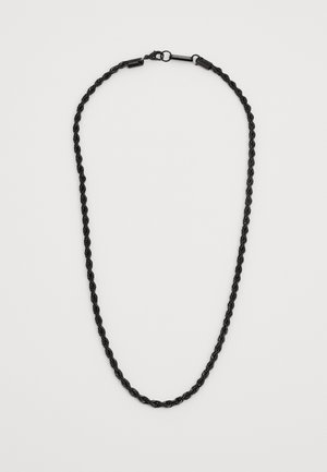 TWISTED ROPE CHAIN UNISEX - Náhrdelník - gunmetal