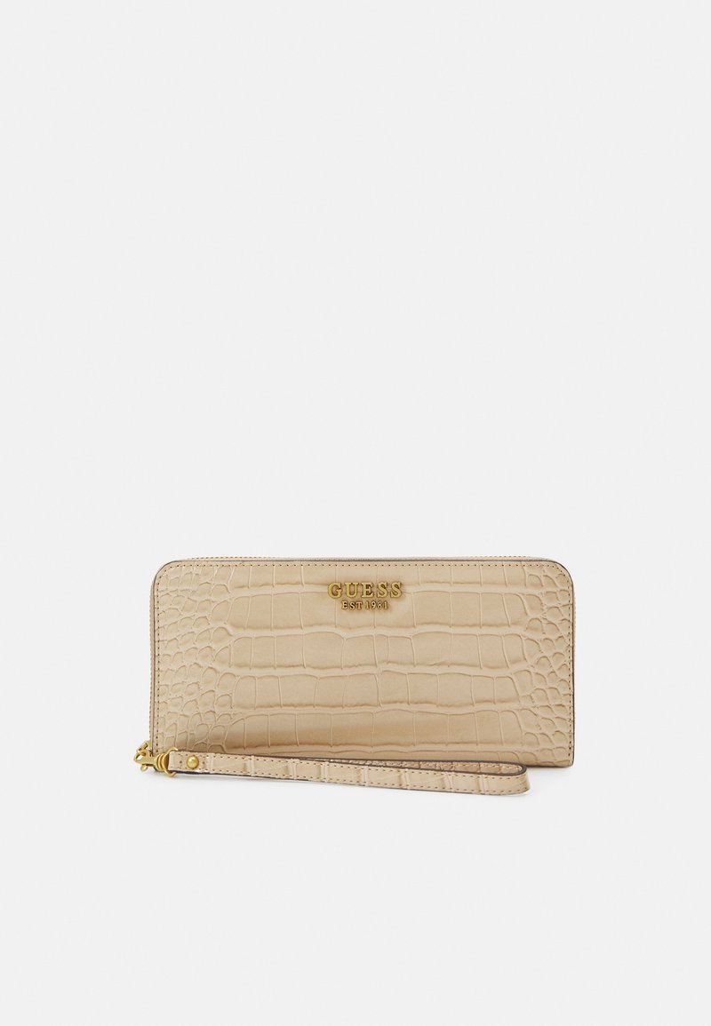 Guess LAUREL LARGE ZIP AROUND - Punge - taupe