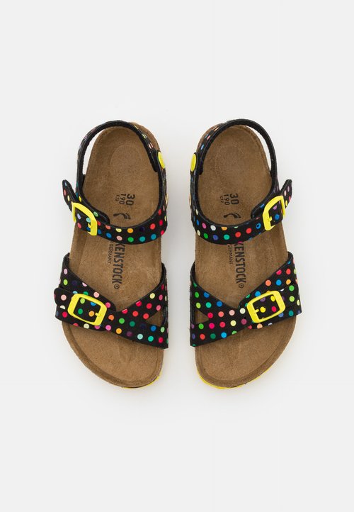 Birkenstock RIO KIDS DIGITAL DOTS - Sandals - black — photo 4