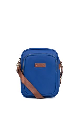 Fagola, SAC PORTÉ TRAVERS - Sac bandoulière - azur marron