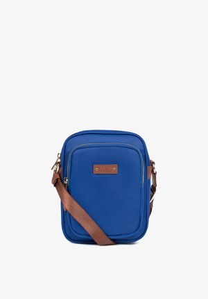 Fagola, SAC PORTÉ TRAVERS - Sac bandoulière - azur marron