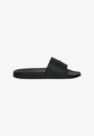 Superdry & Co, SUPERDRY PREMIUM GRAPHIC POOL SLIDERS. - Badesandaler - black