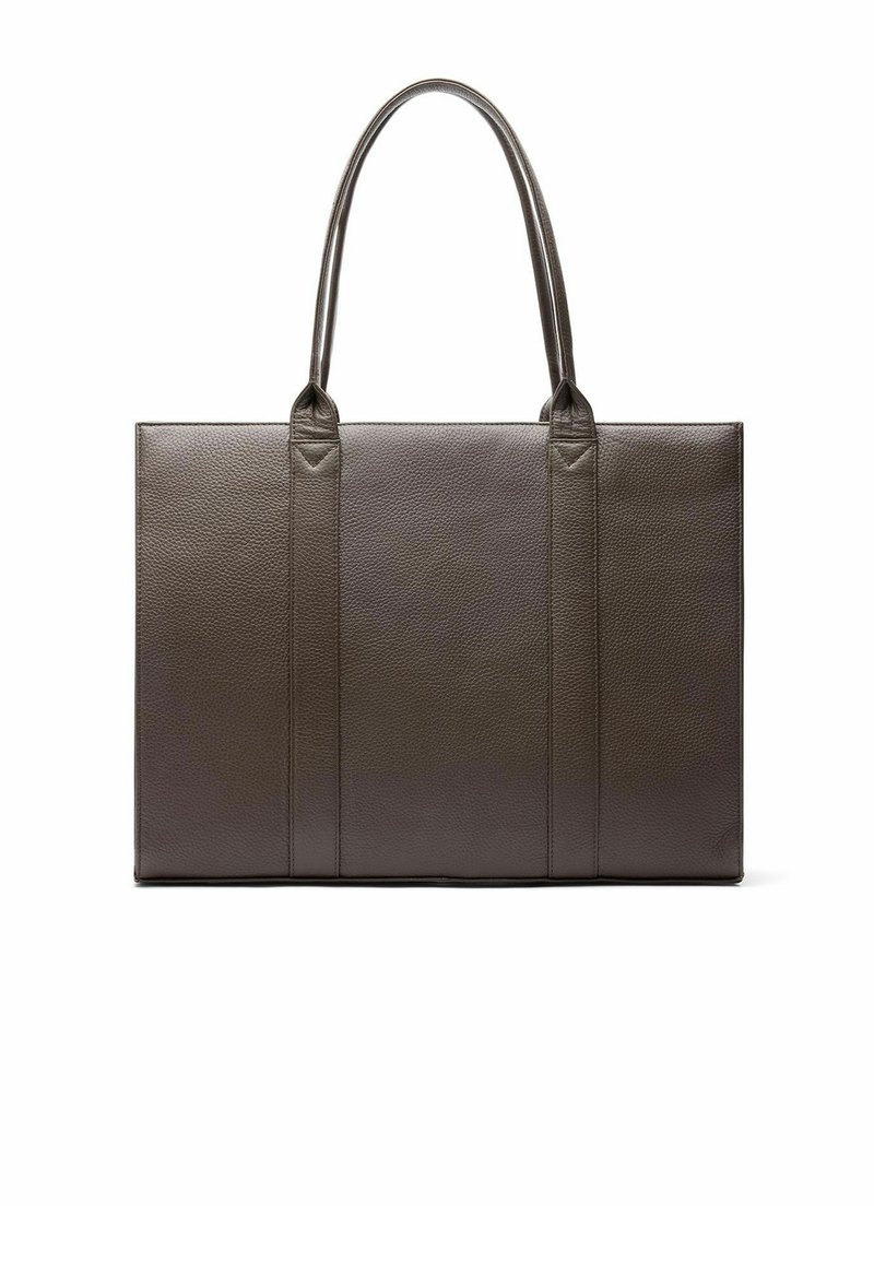 Leather Bag Tote Bag Braun Manfield SHOPPER Tote Bag Braun/brown