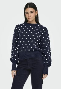 JDY JDYSIGRID LIFE ON PUFF - Pullover - night sky