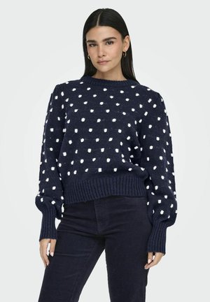 JDYSIGRID LIFE ON PUFF - Pullover - night sky