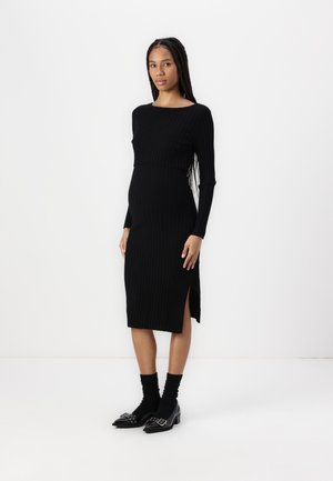 Strikket kjole - black