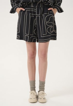Shorts - black aop