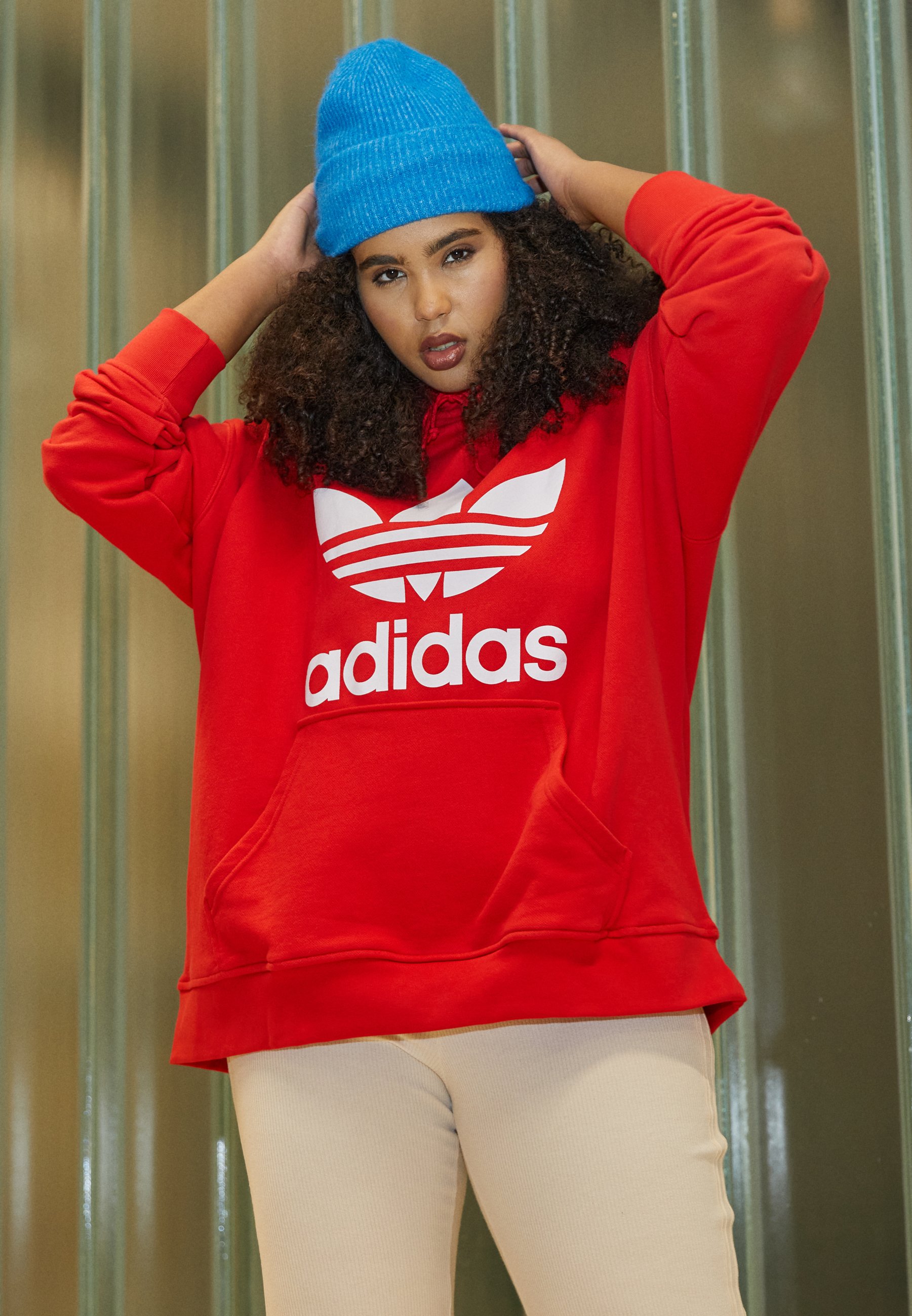 adidas Originals Sweat à capuche - vivid red/rouge - ZALANDO.FR