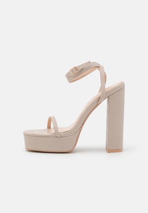 RAID ELIXEN - Sandále na vysokom opätku - nude