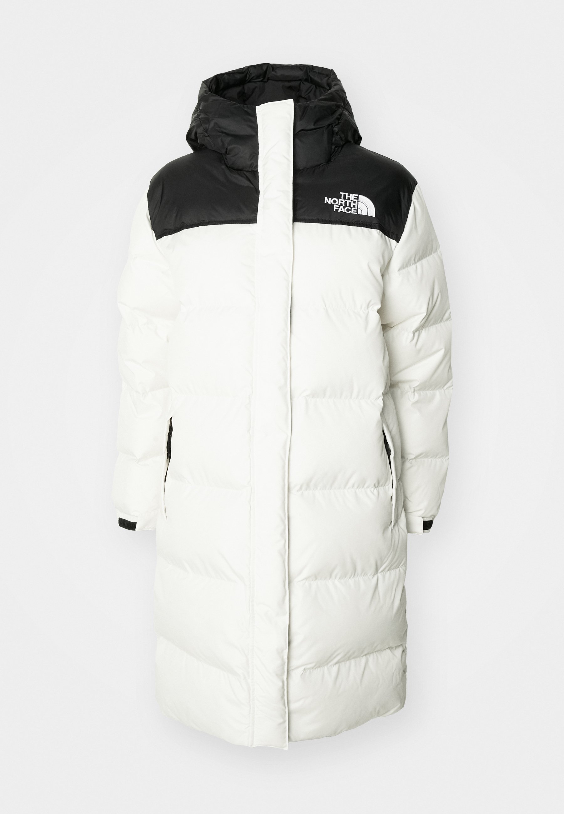 The North Face NUPTSE - Kabát z prachového peří - white dune/black