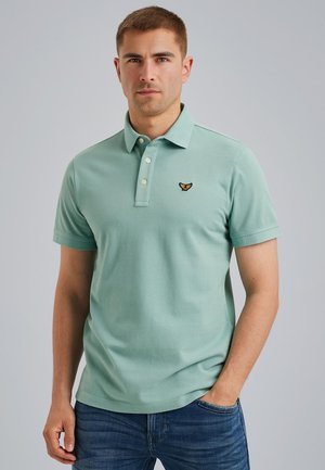 MIT GARMENT-DYE-WASCHUNG  - Poloshirt - cameo blue
