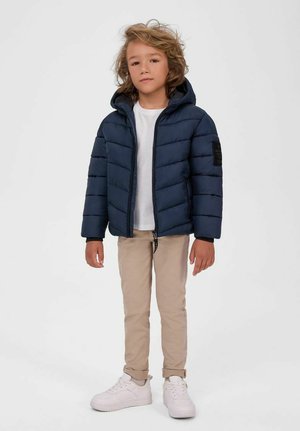 MINOTI, V-QUILT WITH REFLECTIVE PRINT - WINTER JACKET - Winter jacket - navy