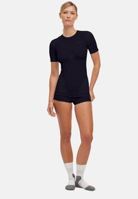 FALKE WARM ROUND NECK MILD TO COLD TEMPERATURES - Maglietta intima - black