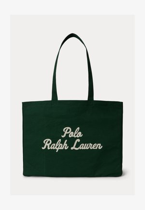 Tumeheline kandekott pikkade sangadega ja valge tikitud "Polo Ralph Lauren" tekstiga ees.