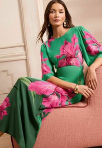Love & Roses Dnevna haljina - green floral