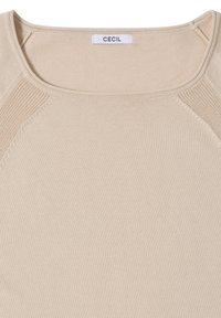 Cecil MIT STRUKTURDETAIL - Pullover - beige