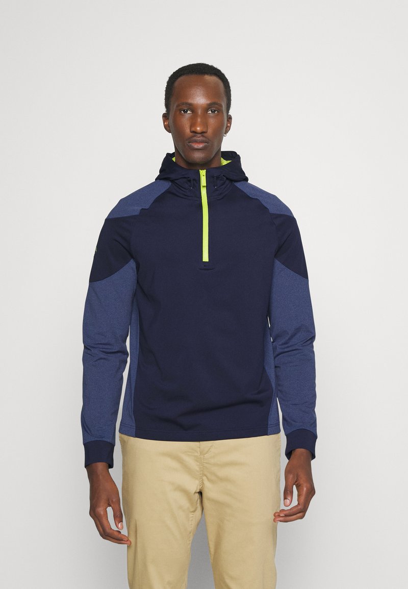 Callaway ZIP HOODIE MIXED MEDIA Strickpullover peacoat/dunkelblau