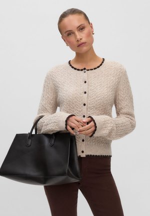 Vero Moda, CARDIGAN VMMAI KNIT CARDIGAN - Жилетка - plaza taupe