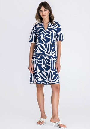 TUZZI, DAMEN - Jurk - deep sea ecru