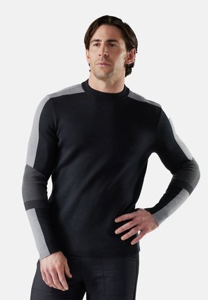 Strickpullover - black