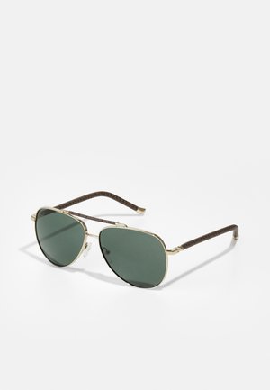 PORTUGAL - Sunglasses - light gold-coloured/green