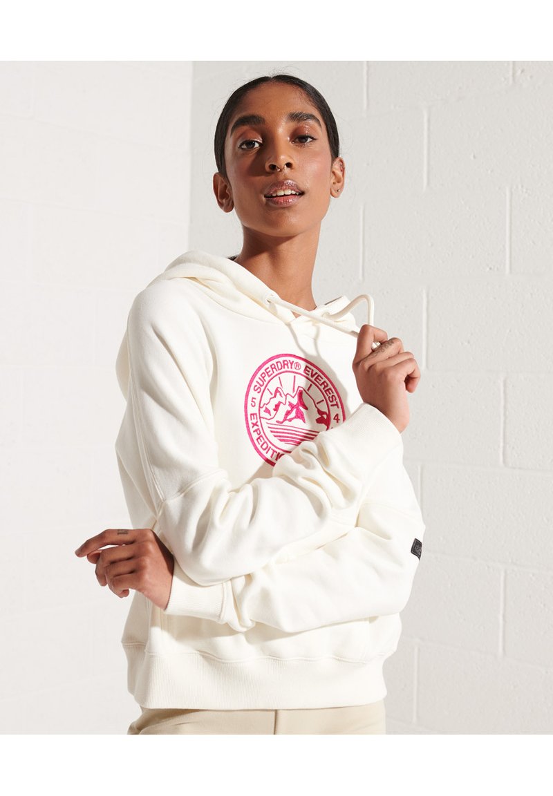 Damen Sweatshirts | Superdry EXPEDITION GRAPHIC CROP Kapuzenpullover new chalk/hellgelb - JU94222 Damen Sweatshirts | Superdry EXPEDITION GRAPHIC CROP Kapuzenpullover new chalk/hellgelb - JU94222
