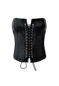 Blouse - distressed black