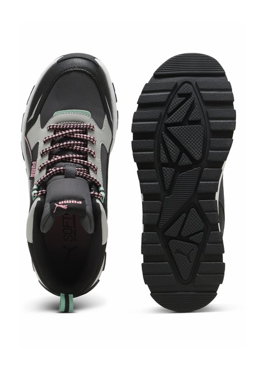 PUMA EVOLVE TRAIL JR - Mountain shoes - dusky gray-pinkscape- black — foto 3