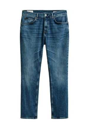 GANT, REG GANT JEANS - Jeans Tapered Fit - mid blue broken in