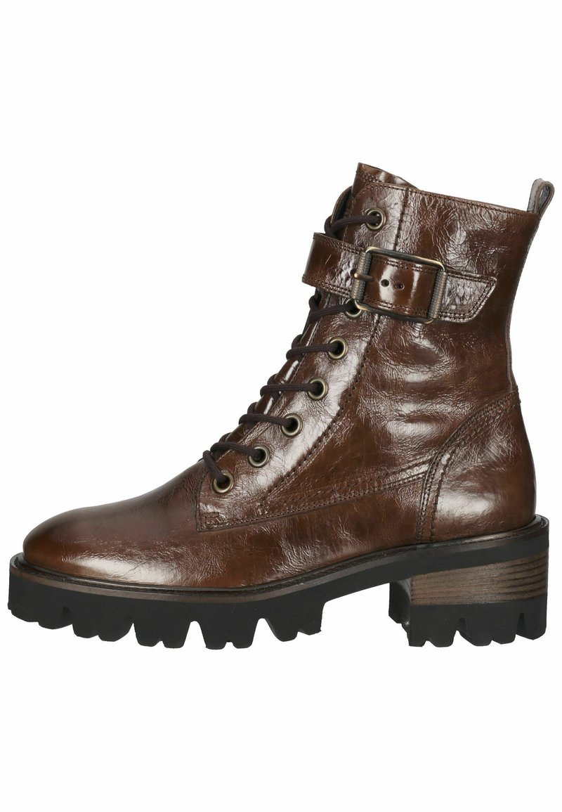 Damen Ankle Boots | Paul Green Cowboy-/Bikerstiefelette braun - BM30050 Damen Ankle Boots | Paul Green Cowboy-/Bikerstiefelette braun - BM30050