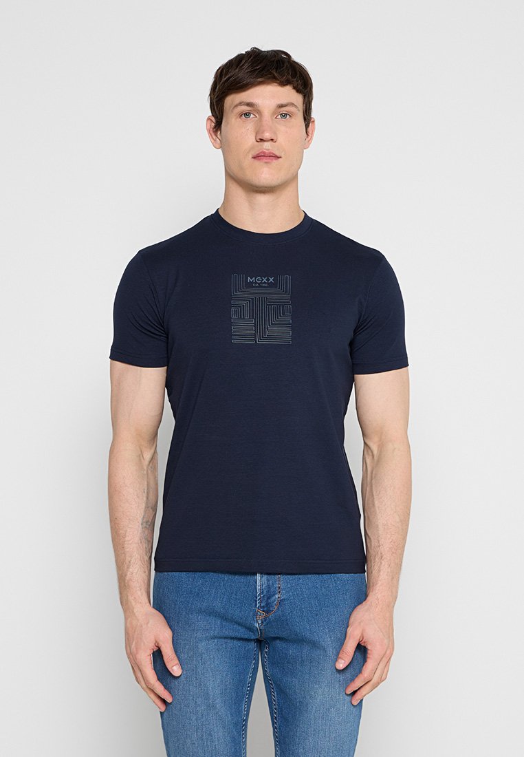 Mexx T-shirt print donkerblauw