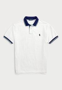 CUSTOM SLIM FIT POLO SHIRT - Polo - white/antique green