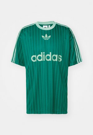 adidas Originals ADICOLOR - Tricou cu imprimeu - collegiate green