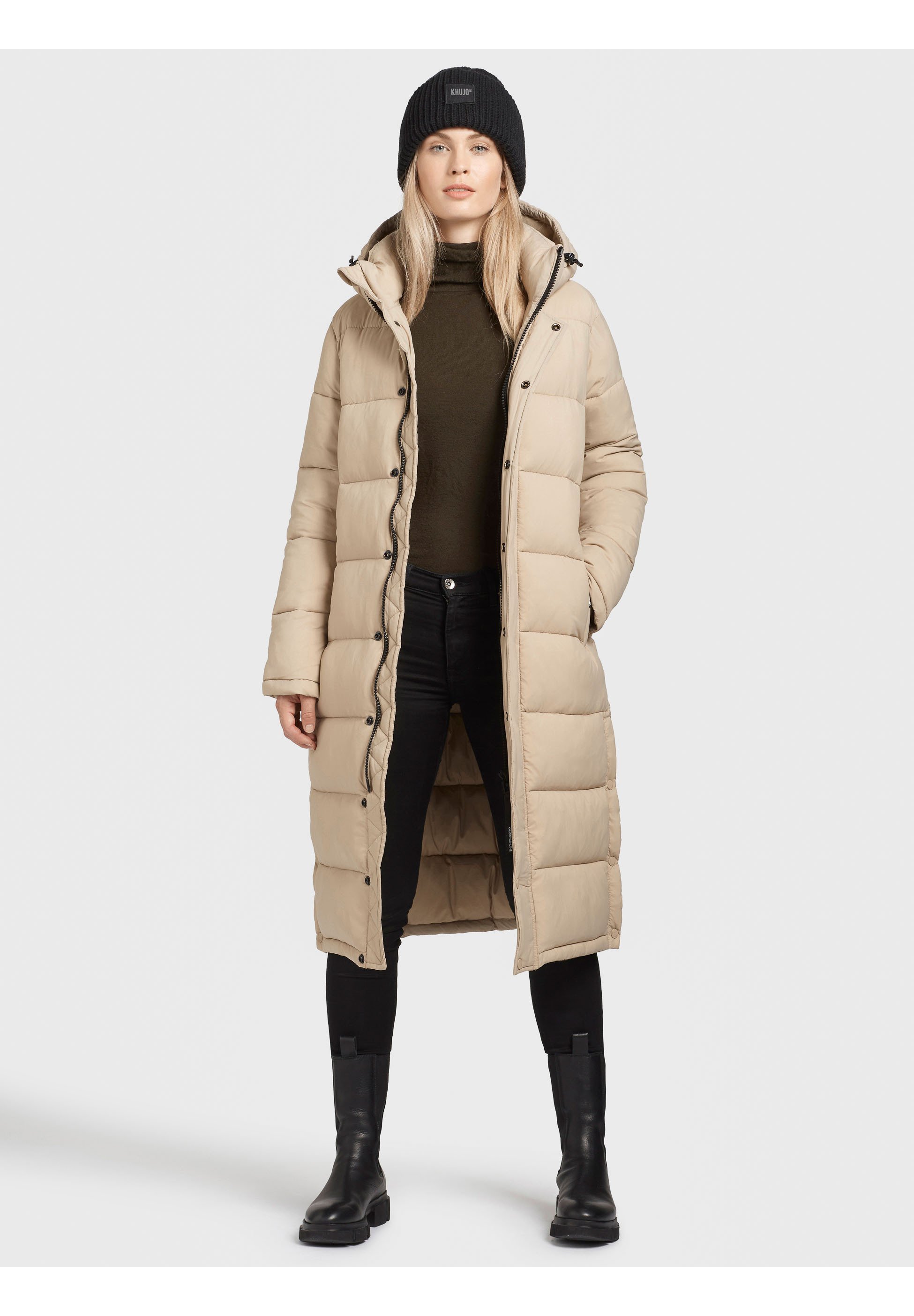 khujo CORINNA MATT - Halflange jas - beige - Zalando.nl