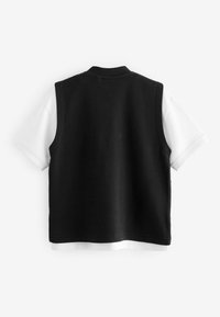 Next UTILITY FRONT  SET REGULAR FIT - Waistcoat - black white
