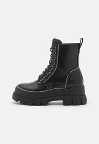 ASPHA ZIP - Lace-up ankle boots - black
