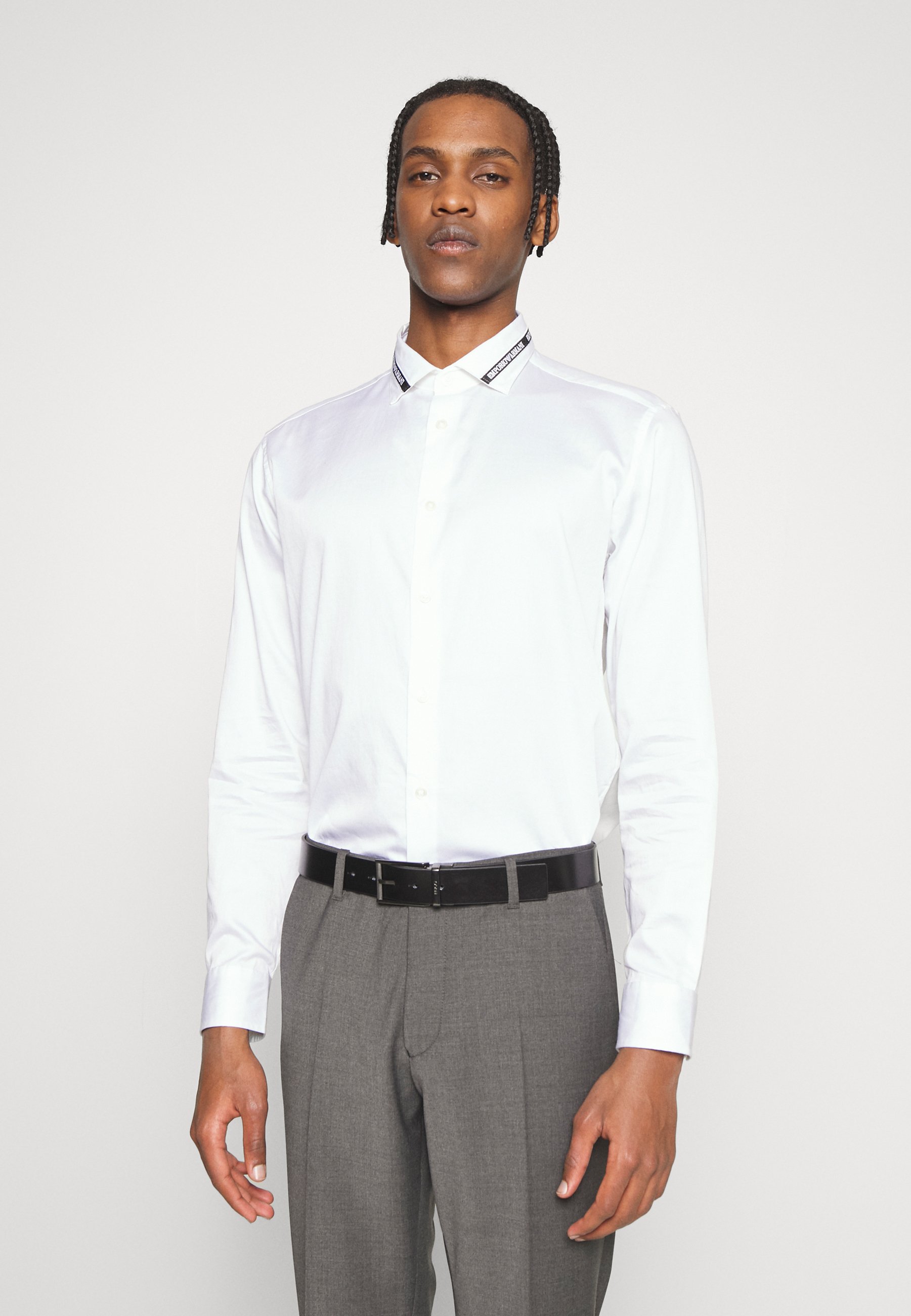Emporio Armani Camicia elegante - ottico collo/bianco - Zalando