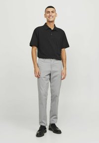 Jack & Jones PREMIUM PREMIUM EINFARBIG  - Polo marškinėliai - black onyx