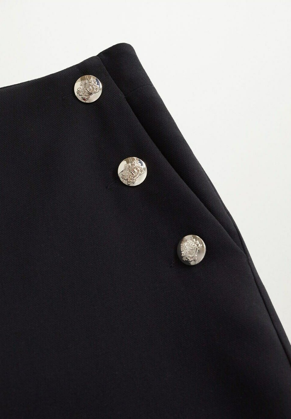 Mango BOTONES - Pantalones - black/negro - Zalando.es
