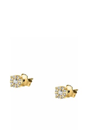 DIAMANT - Ohrringe - gelbgoldfarben