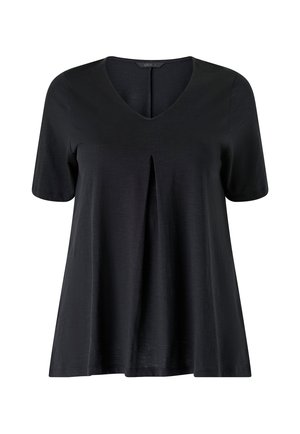 Ellos Plus collection, TUNIKA MIT V-AUSSCHNITT. - Camiseta básica - black