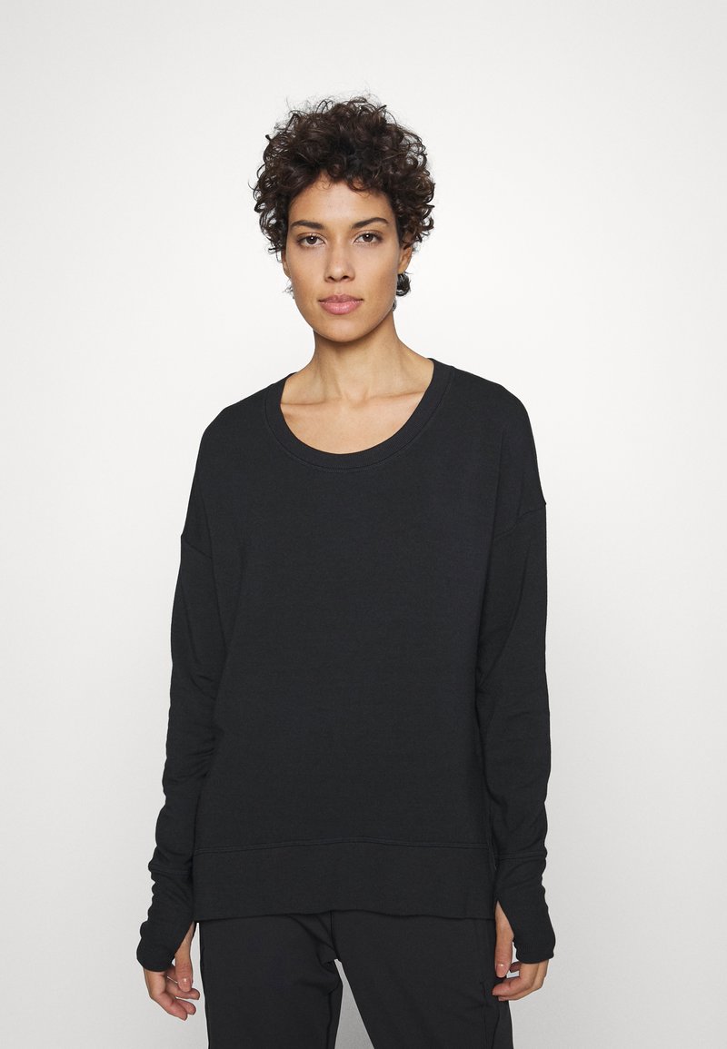 Athleta COASTER LUXE Sweatshirt black/schwarz Zalando.de