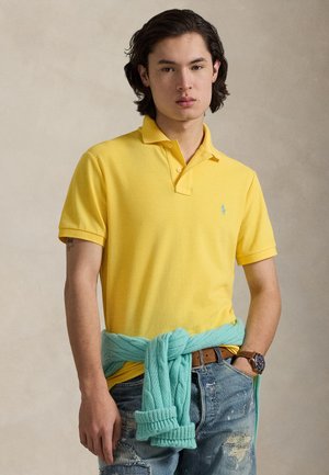 THE ICONIC MESH POLO SHIRT - Polo shirt - sunfish yellow