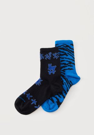 Happy Socks, SKATE BUNNY SNEAKER SOCKS UNISEX 2 PACK - Chaussettes - black