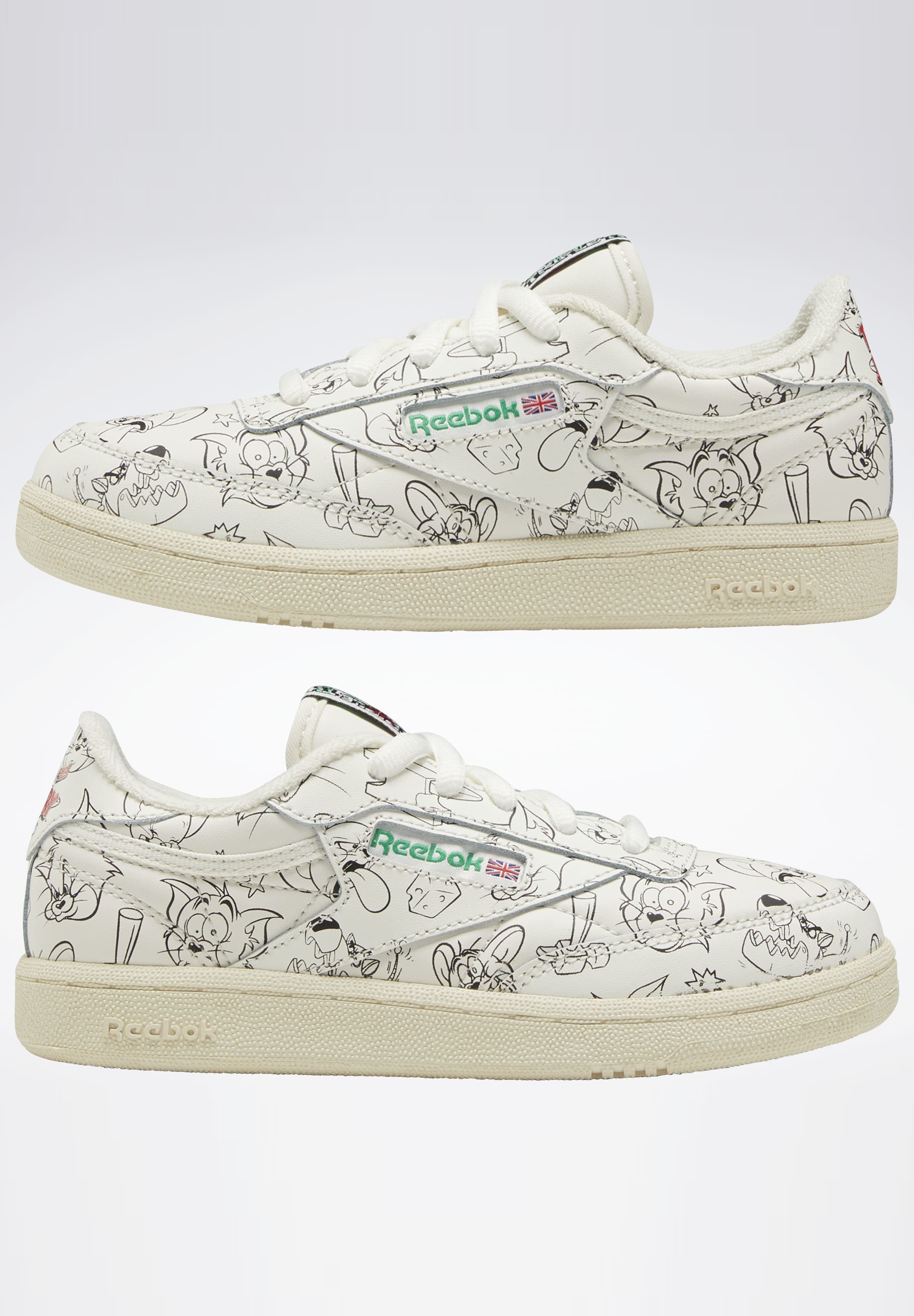 tom jerry reebok club c