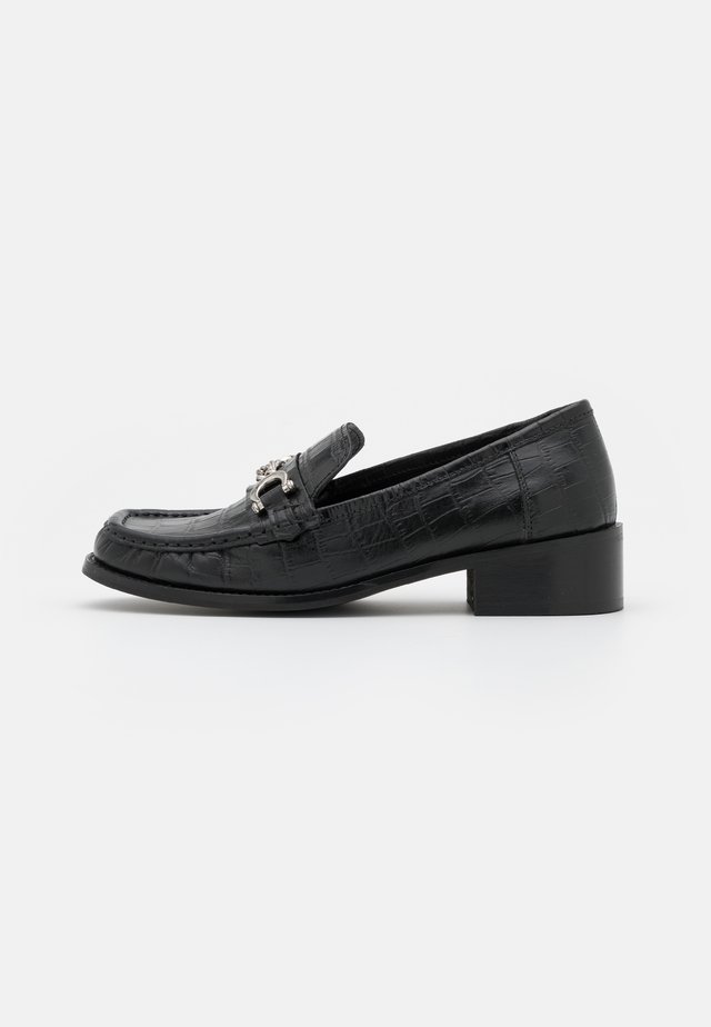 LINCON CHAIN LOAFER - Mocassins - black