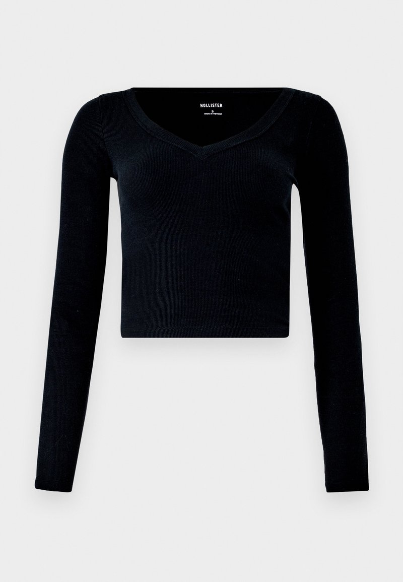 hollister v neck long sleeve